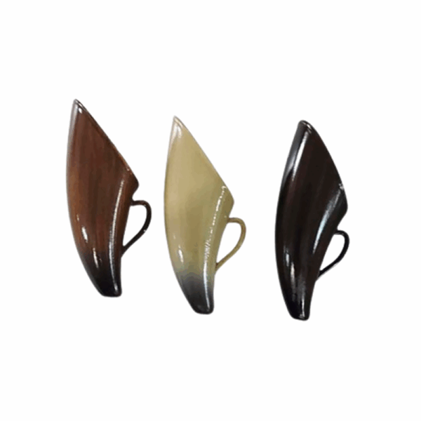 Concha chifre para erva