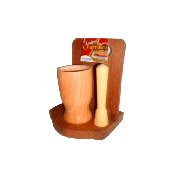 Kit Caipirinha Copo de Madeira