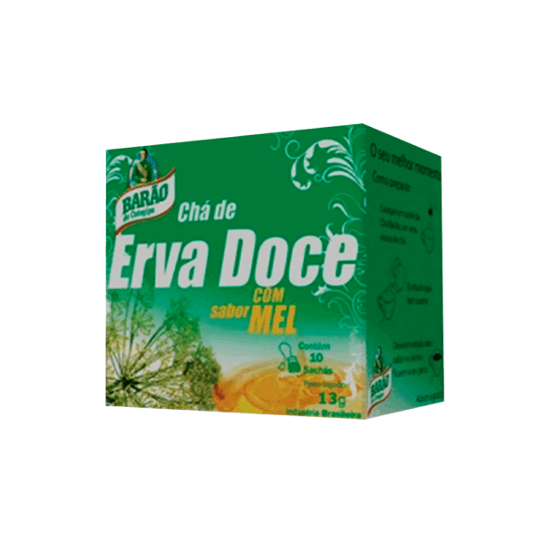 Barão | Chá erva-doce com mel 13g (10 sachês)
