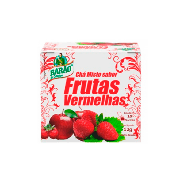 Barão | Chá Frutas Vermelhas 13g (10 sachês)