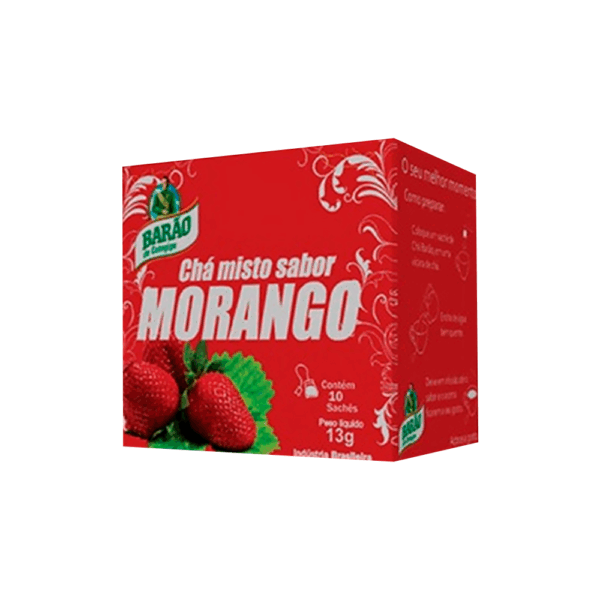 Barão | Chá Morango 13g (10 sachês)