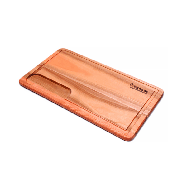 Prancha para carne com rebaixe para faca