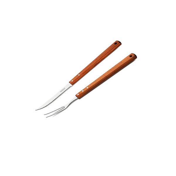 Kit churrasco wood com 2 peças médio