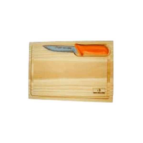 Pranchão com caneleta e faca