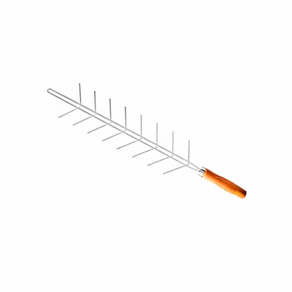 Espeto para coração e lambari