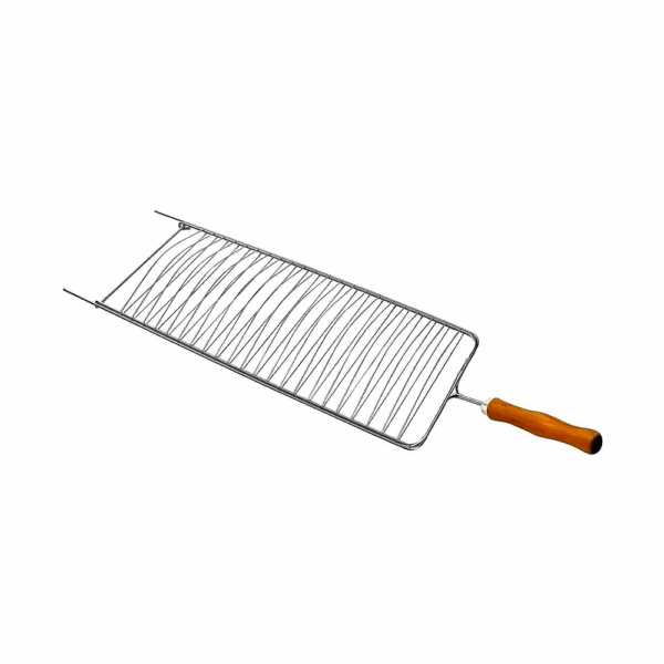 Grelha para peixe/carne concava