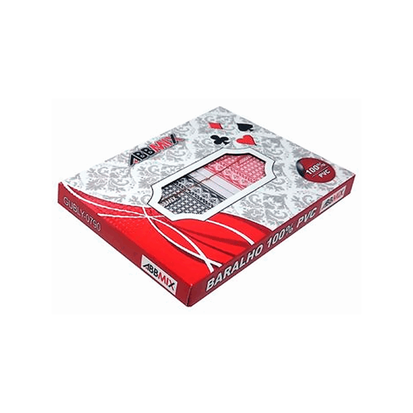 Jogo de baralho duplo 108 (cartas e estojo)